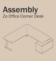 ZO Corner Desk Assembly