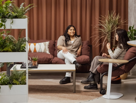 Primary Image - Allé Mobile Planter Wall and Sofas (1)