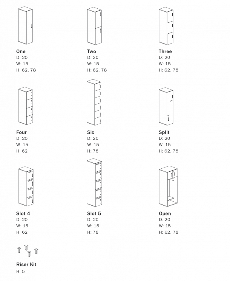 SOL Large Zo_Zone Lockers